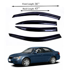 Fits for Hyundai Sonata 05-10 Side Window Visor Sun Rain Deflector Guard picture