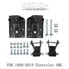 For Chevrolet 1999-13 GMC 1999-13 Rear Leaf Spring Hanger Bracket Shackle Kit picture
