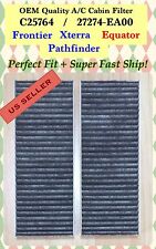 CARBONIZED Cabin Air Filter For Nissan Pathfinder Frontier Xterra Equator NV1500 picture