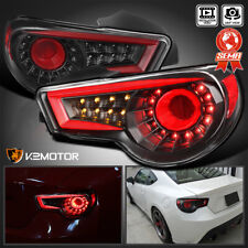 Black Fits 2013-2016 Scion FRS FR-S Subaru BRZ Red LED Bar Tail Lights Lamp picture