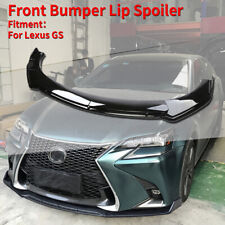 For Lexus GS Car Front Bumper Lip Spoiler Splitter Diffuser Body Kit Gloss Black picture