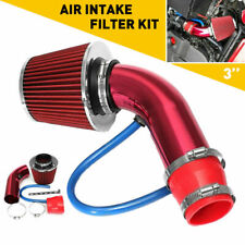 Car Cold Air Intake Filter Induction Pipe Power Flow Hose System Accessory Red picture