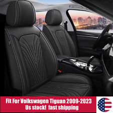 For Volkswagen Tiguan 2009-2023 Car 5-Seat Covers Cushion Protector PU Leather picture
