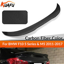 For 11-17 BMW 5 Series F10 528i 550i 535i Carbon Look PSM Style Rear Spoiler picture