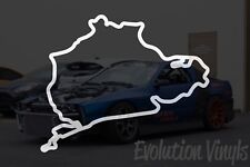 Nurburgring Sticker Decal V1 JDM Lowered Stance Low Drift Slammed Race Track NOS picture