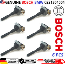 OEM GENUINE BOSCH x6 Ignition Coils For 1994-2009 BMW, 0221504004, 12131703227 picture