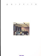 2000 2001 TVR Griffith 8-page Original Car Sales Brochure Catalog - 2002 1999 picture