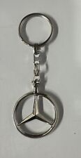 Mercedes Benz Chrome Silver Metal Car Keychain Keyring Key Chain picture