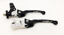 ASV F3 Front Brake + Clutch Perch Levers Pair Pack Black Yamaha Banshee 350 YFZ  picture