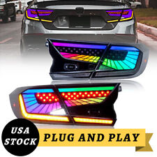 LED Tail Light For Honda Accord 2018-2022 RGB Dynamic Start Animation Assembly picture