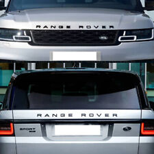 2Set Gloss Black Front Rear Emblem For RANGE ROVER Letter Nameplate Sport Evoque picture