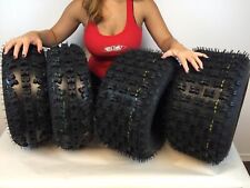 (All 4 Tires) 21x7-10 & 20x10-9 New MASSFX  ATV TIRE SET Yamaha Raptor 660 700 picture