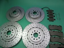 Maserati Levante S front and rear brake pads + rotors high performance quality picture