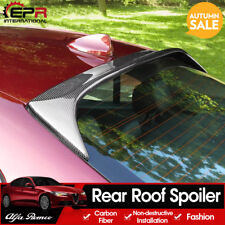 For Alfa Romeo Giulia 17-18y 952 Carbon Fiber Rear Roof Window Spoiler Wing lip picture