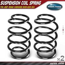 2x Rear Left & Right Coil Springs for Jeep Grand Cherokee 05-10 Sport Utility picture