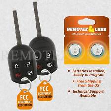 2 For 2015 2016 2017 Ford Fiesta Keyless Entry Remote Car Key Fob picture
