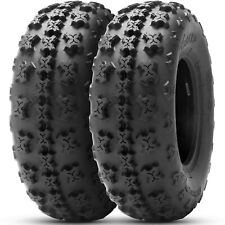 Set Of 2 22x7-10 ATV Tires 4Ply 22 7 10 UTV Front Tires 22x7x10 Sport Quad Tyres picture