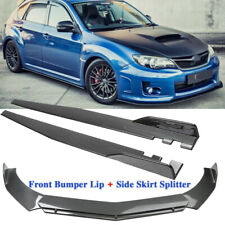 For Subaru WRX STI BRZ Carbon Fiber Front Bumper Lip Spoiler Splitter Body Kits picture