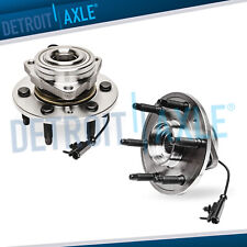 4WD Front Wheel Bearing and Hubs for GMC Sierra 1500 Yukon Chevy Tahoe Silverado picture