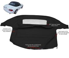 Mazda Miata Convertible Soft Top & Heated Glass Window 1990-2005 Black Cabrio picture