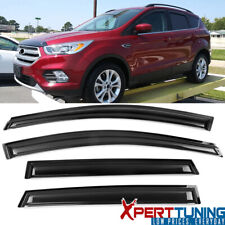 Fits 13-19 Ford Escape Acrylic 4PCS Window Visors Vent Sun Shade Tape On picture