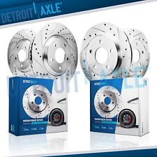 RWD Front Rear Drilled Brake Rotors for Chrysler 300 Challenger Charger Magnum picture