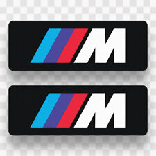 (2) BMW M Sticker Decal Classic Logo Car Truck Laptop M1 M2 M3 M4 M5 Racing Team picture