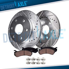 305mm Front Rotors + Brake Pads for 1999-2006 Chevy GMC Silverado Sierra 1500 picture