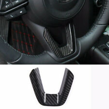 Carbon Fiber Style ABS steering wheel center trim cover For MAZDA 3 6 CX5 CX9 picture