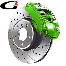 LIME GREEN G2 BRAKE CALIPER PAINT EPOXY STYLE KIT HIGH HEAT MADE IN USA FREESHIP picture
