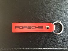 Porsche Keyring Key Chain Key Fob Motorsport 911 Cayenne 718 Panamera Red New picture