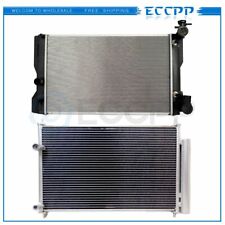 Aluminum Radiator & AC Condenser Cooling Kit For 09-16 Toyota Corolla 1.8L l4 picture