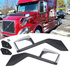 For 2014-2017 Volvo Vn Vnl Truck Mirror Mounting Plate Hood Mirrors Chrome LH&RH picture