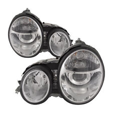 Headlights For 96-99 Mercedes Benz E Class Halogen Projector Headlamp Assembly picture