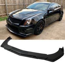For Cadillac CTS CTS-V ATS Carbon Fiber Front Bumper Lip Splitter Chin Spoiler picture