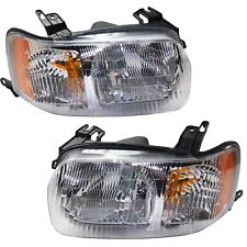 Headlight Set For 2001-2004 Ford Escape Driver and Passenger Side w/ bulb picture