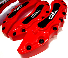 4x 3D ABS Car Disc Brake Caliper Cover Front Rear SUV RED for CAMRY 16+Wheels picture