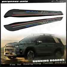 US Stock Running Board Side Step Pedal Nerf Bar Fits for SsangYong Torres 2023+ picture