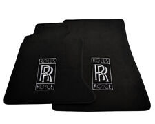 Floor Mats For Rolls Royce Dawn RR6 Tailored Black Carpets With RR Emblem LHD picture