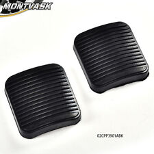2* Brake/Clutch Pedal Pads Cover Black Fit For Jeep Wrangler YJ TJ Cherokee XJ  picture