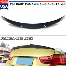 FOR 2014-20 BMW F36 4 SERIES GRAN COUPE 4DR CARBON FIBER M4 STYLE TRUNK SPOILER picture