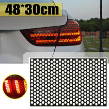 Black Rear Tail Light Cover Honeycomb Sticker Tail-lamp Decal Car Accessories picture