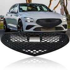 Front Bumper Grille For 2022-2024 Genesis G70 Grill With Camera Hole Black picture