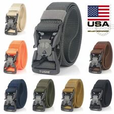 8 Colors Magnetic Tactical Belt Quick Release Buckle Nylon Fashion Adjustable  picture