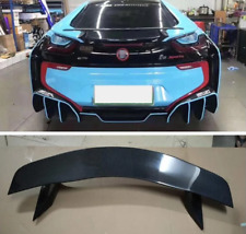 for BMW i8 Coupe real Carbon Fiber Rear Boot Trunk Wing Lip Spoiler 2014-2020 picture