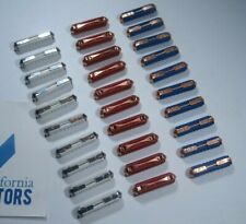 VW FLOSSER TORPEDO FUSES  30 PACK WHITE 8A RED 16A BLUE 25A. 10 EACH GERMANY picture