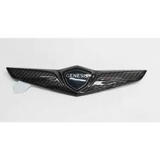 Front Hood Carbon Black Emblem for 2017 2020 Hyundai Genesis G80 picture