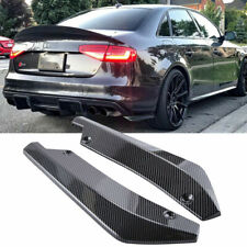 Carbon Fiber Rear Bumper Splitter Diffuser Canards For Audi S3 S4 RS3 RS4 A3 A4 picture