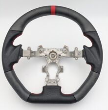 For 2007-2016 NISSAN GTR R35 Real Carbon Steering Wheel Type-R MATTE RED RING picture