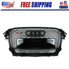 For Audi A4 S4 B8.5 RS4 Style 2013-2015 2014 Mesh Grille Front Grill w/ Quattro picture
